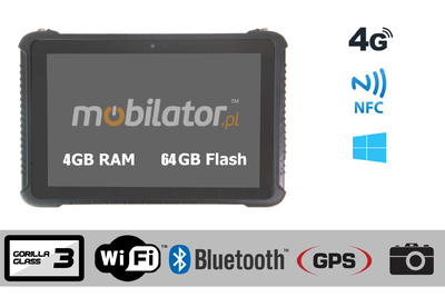Emdoor I16HH v.7 - Wzmocniony Tablet przemysłowy z technologią NFC oraz Win 10 Home