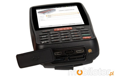 MobiPad PDA-B104 v.2 - Dustproof industrial data collector with RFID, 4G LTE, NFC and WiFi + Bluetooth 4.0 (ANDROID 7.0) - waterproof IP65