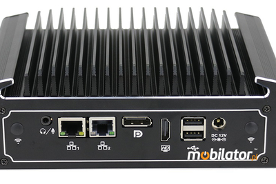 IBOX-N15 (i5-8250U) v.1 - Nowoczesny mini komputer przemysłowy z 2 kartami sieciowymi i 2 portami COM
