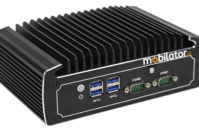 IBOX-N15 (i5-8250U) v.1 - Nowoczesny mini komputer przemysłowy z 2 kartami sieciowymi i 2 portami COM