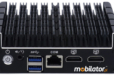 IBOX-NUC-C3L2 (J3060) v.2 - Mini industrial computer with fanless casing (2x LAN + WiFi module)