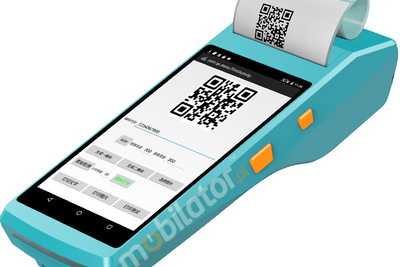 MobiPad PDA-10551D - Resistant (IP65) industrial data collector with RFID, WiFi, Bluetooth, 1D code scanner and built-in thermal printer (58 mm)