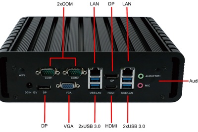 IBOX-602 (i3 - 4000M) Barebone - Nowoczesny komputer przemysłowy przeznaczony dla przemysłu