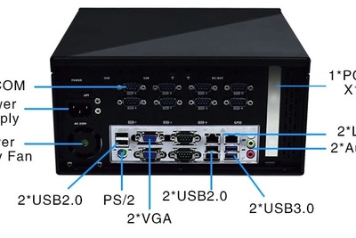 IBOX-ZPC X4(H81) i5-4460 Barebone - Odporny komputer przemysłowy do sterowania procesami produkcyjnymi