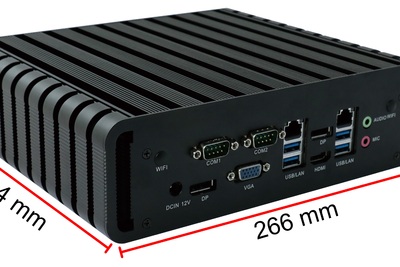 IBOX-602 (i7 4702MQ) v.1 - Wytrzymały komputer przemysłowy z portami video (HDMI, Display Port, VGA)