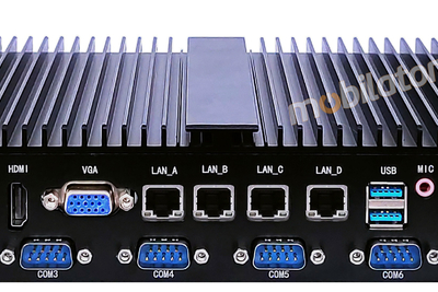bBOX i7-4500U v.4 - Komputer przemysłowy z czterema kartami sieciowymi LAN oraz sześcioma portami COM