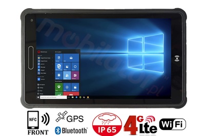 Tablet przemysłowy dla pracowników terenowych Bezwentylatorowy  wzmocniony z normą odporności  MobiPad ST800B