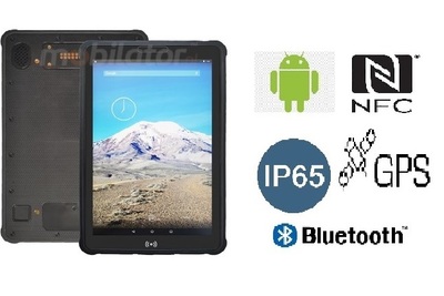 Mobipad 800ATS v.2 - Wytrzymały tablet na produkcję z normą IP65 i MIL-STD-810G, pamięcią 3GB RAM, dyskiem 32GB, Bluetooth 4.0, NFC oraz skanerem 2D EM3296