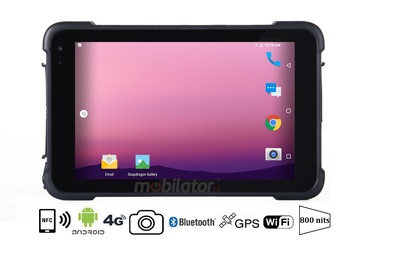 Industrial tablet przemysłowy dla pracowników terenowych Wytrzymały z systemem Android 9.0, skanerem kodów 2D Emdoor Q86