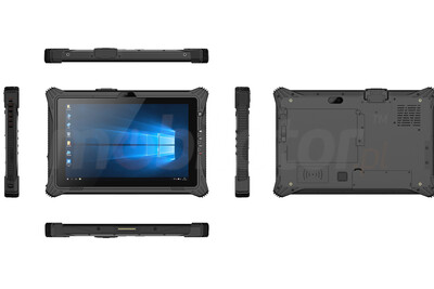 Emdoor I10U v.12 - Rugged 10.1 inch tablet with Windows 10 PRO, AR FILM, BT 4.2, NFC, 4G, 8GB RAM, 128GB ROM and Honeywell N3680 2D code reader 