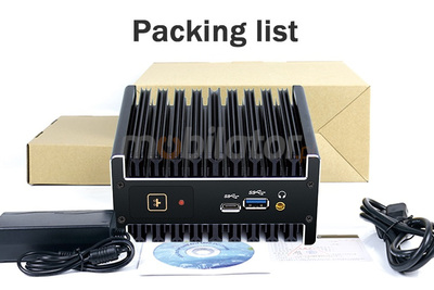 IBOX C4 v.6 - Niewielki miniPC z pamięcią 32GB RAM DDR4, ze złączami USB, typ-C, RJ-45 LAN oraz dwurdzeniowym procesorem Intel