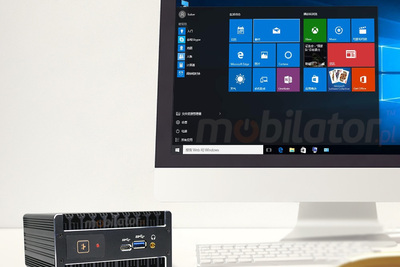 IBOX C4 v.6 - Niewielki miniPC z pamięcią 32GB RAM DDR4, ze złączami USB, typ-C, RJ-45 LAN oraz dwurdzeniowym procesorem Intel