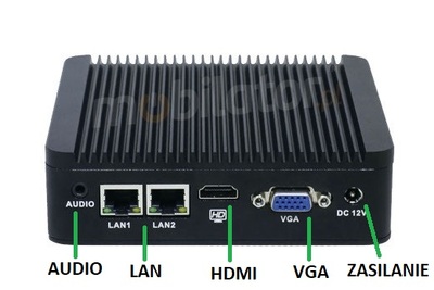 IBOX N3 v.9 - Wytrzymały miniPC z pamięcią 8GB RAM, 2TB HDD, procesorem Intel Celeron, złączami 4x USB 2.0, 2x USB 3.0 oraz 2x RJ-45 LAN
