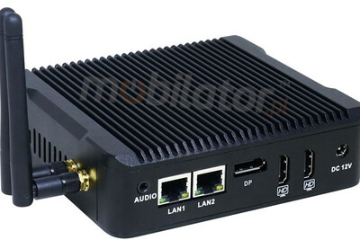 IBOX N5B v.1 - Odporny miniPC BAREBONE z czterordzeniowym procesorem Intel Celeron, portami 2x USB 2.0, 2x USB 3.0, 2x RS232 oraz 2x LAN