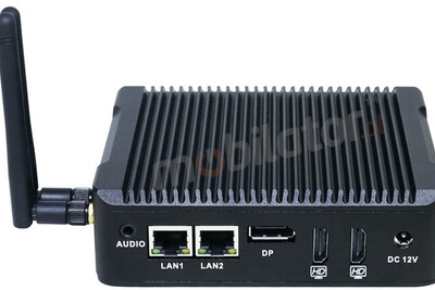 IBOX N5B v.1 - Odporny miniPC BAREBONE z czterordzeniowym procesorem Intel Celeron, portami 2x USB 2.0, 2x USB 3.0, 2x RS232 oraz 2x LAN