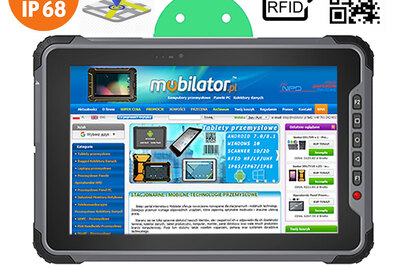  wielozadaniowy tablet  z systemem Android 10.0, normą IP68 przemysłowy funkcjonalny  Senter S917V9