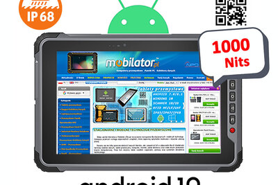 Wytrzymały tablet z systemem Android 10.0 i ekranem o jasności 1000 nits  z normą IP  Senter S917V9