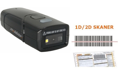 MobiScan H428W - portable mini 2D barcode reader (connection via Bluetooth and RF wireless)