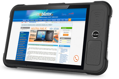 Wielofunkcyjny tablet z ekranem 8 cali i rozdzielczością 1920x1200, skanerem kodów kreskowych 2D, 4G, NFC Chainway P80