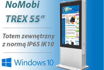 kiosk interaktywny zewnętrzny przemysłowy Trex 55W