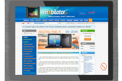 Komputer panelowy do samochodu Odporny wytrzymały  pancerny wzmocniony  BiBOX-170PC2