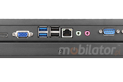 Pancerny dotykowy panel przemysłowy z normą odporności IP65 procesor Intel Core i3  BiBOX-190WS-PC1