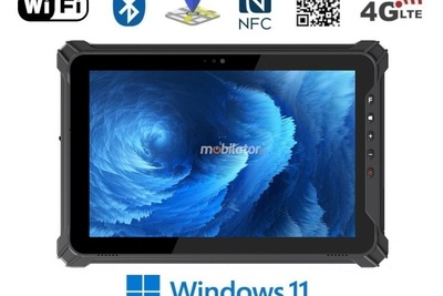 Tablet z normą IP z zainstalowanym Windows 11 PRO i z modułem NFC Emdoor I17J najwyższa jakość solidność
