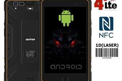 Tablet z normą pyłoszczelności z nowoczesnym skanerem kodów kreskowych 1D Senter S917 H multidotykowy rugged