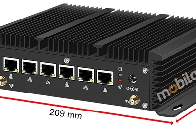 MiniPC yBOX-X44 6LAN tył komputera