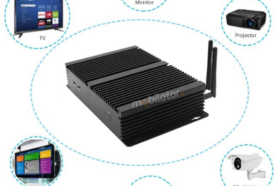 HyBOX K4 - Komputer przemysłowy odporny na niskie temperatury w metalowej obudowie