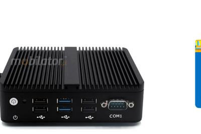 HyBOX H3-4LAN - Energooszczędny miniPC przemysłowy w metalowej obudowie do użytku w transporcie i na magazynie