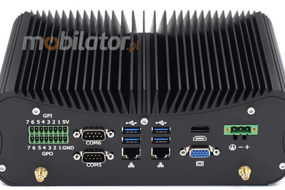 HyBOX 1012B-D4 specjalistyczny  bezwentylatorowy minikomputer komputer do użytku w transporcie z  procesorem Intel Core i5