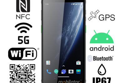 Chainway MC50 - ergonomiczny kolektor danych do magazynu, IP67, 13Mpx kamera, Bluetooth 5.0, ze skanerem kodów kreskowych 2D Zebra