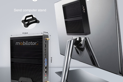 HyBOX TH5 Odporny komputer przemysłowy Wielofunkcyjny małych rozmiarów Wydajny bezwentylatorowy z  procesorem Intel Core i7