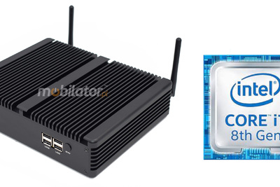 HyBOX TH5 Odporny komputer przemysłowy Wielofunkcyjny małych rozmiarów Wydajny bezwentylatorowy z  procesorem Intel Core i7