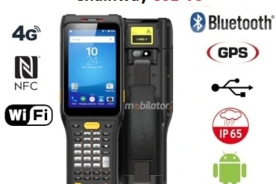 Terminal danych  odporny na niskie i wysokie temperatury  z normą odporności IP65 pamięcią 3GB ROM  Chainway C61-V3