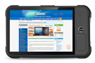 Chainway P80-PF przemysłowy tablet z ekranem 8 cali