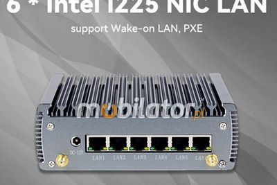 yBOX-X56-(6LAN) - intel i3 uniwersalny komputer przemysłowy bezwentylatorowy Wielofunkcyjny małych rozmiarów Energooszczędny 6 portów LAN 