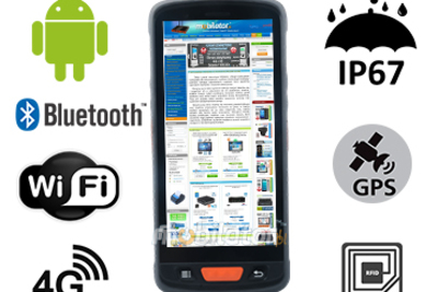 MobiPAD V9s – odporny na niskie i wysokie temperatury terminal danych z normą IP67, Wifi i Bluetooth, 3GB RAM i 64GB ROM, system Android, 8-rdzeniowy procesor, czytnik UHF RFID