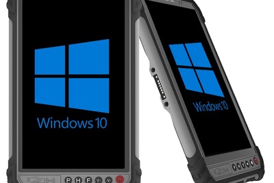 MobiPAD 9TS-J - odporny na pył i wodę tablet przemysłowy z NFC, skanerem 2D Newland N1 i czytnikiem linii papilarnych, procesor Intel Celeron N4500 2x2.8GHz, Windows 10, 8 calowy ekran dotykowy, 4GB RAM, 64GB ROM, IP65, odporny na upadki z 1,2 metra