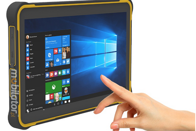 MobiPAD JST11 - Solidny tablet przemysłowy IP65 do pracy w terenie, High Precision GPS, ekran 10.1 cala 1920x1200, Intel N5100, 4G, Windows 10, skaner 2D Honeywell N4680, UHF RFID (3-4m), NFC, RJ45, USB 3.0, WiFi, Bluetooth, aparaty 5MPx/13MPx, wydaj