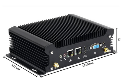 MiniPC yBOX X58 I3 10110U Odporny komputer przemysłowy  Przemysłowy komputer do biura Wielofunkcyjny małych rozmiarów komputer przemysłowy Szybki MiniPC dla przemysłu  Wielozadaniowy przemysłowy  MiniPC Przystosowany do przemysłu i biura MiniPC Szybk