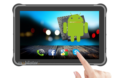 MobiPAD A311-A7 - Wzmocniony tablet przemysłowy 10.1 cala z 12GB RAM, 256GB ROM, NFC, Bluetooth 5.0, WiFi, procesor MT6789 - 8 x 2.2 GHz, 4G LTE, Android 13.0, GPS, IP67, 450 nits, wyposażony w UHF RFID 865-868MHz (3-4m), idealny na magazyn