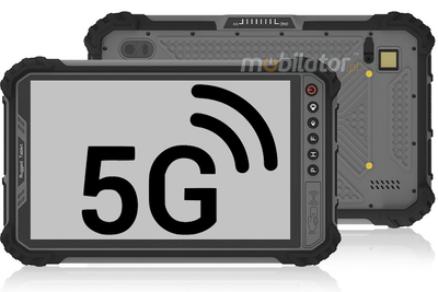 MobiPAD TS9T - nowoczesny tablet przemysłowy z NFC, skanerem 2D Newland N1 i czytnikiem linii papilarnych, odporny na wodę i pył IP65, 8GB RAM, 256GB ROM, 8-rdzeniowy procesor, Android 10, ekran 8 cali 1920x1200, 5G, 4G LTE, Bluetooth 5.0
