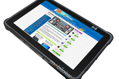 MobiPAD A311-T - tablet przemysłowy z UHF RFID (3-4m), skanerem 2D Honeywell N3680, GPS o wysokiej precyzji, 8GB RAM, 256GB ROM, Android 10, LTE 5G, czytnik linii papilarnych, ekran 10.1 cala, wodoodporny IP65, pancerny tablet na magazyn i plac budow