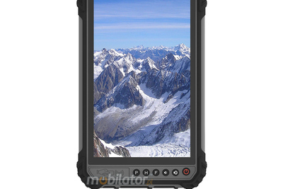 MobiPAD 9TS-6A - Wytrzymały tablet przemysłowy, Android 11, ekran 8 cali, rozdzielczość 1280x800, 4GB RAM, jasność 1000 nits, czytnik linii papilarnych, LTE 4G, procesor 8x2.0GHz, 64GB ROM, bateria 10000mAh