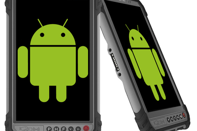 MobiPAD 9TS-6A - Wzmocniony tablet przemysłowy z Android 11, Skaner 2D Newland N1, modułem NFC, czytnikiem linii papilarnych oraz UHF RFID (3-4m). 8-calowy ekran 1280x800 o jasności 1000 nits, odporny na wodę, pył i wstrząsy IP66, z wysokiej precyzji