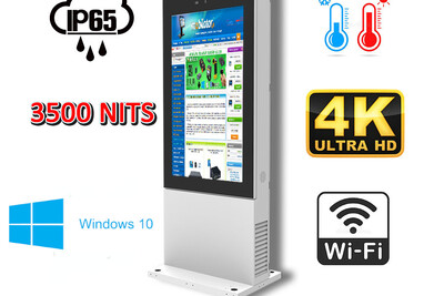 ekran dotykowy dobrej jakości gablota zewnętrzna cichy NoMobi Trex Hi75W