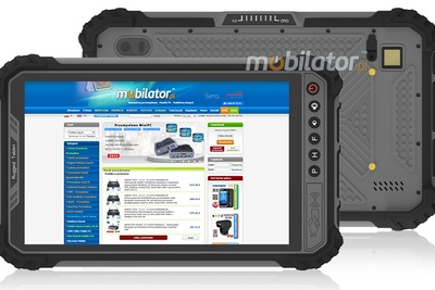 MobiPAD 9TS-M - pancerny tablet przemysłowy z Intel i5-8200Y, skanerem 2D Newland N1, wysokiej precyzji GPS, 8-calowy ekran, 8GB RAM, 256GB ROM, LTE 4G, pyłoodporny, wodoodporny, norma IP65, tablet odporny na wstrząsy