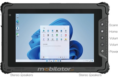 Emdoor I88N v.3 - Odporny wodoszczelny tablet przemysłowy IP65 ze skanerem 2D, procesorem Intel N100, 8GB RAM + 128GB ROM - sprawdzi się do pracy na magazynie